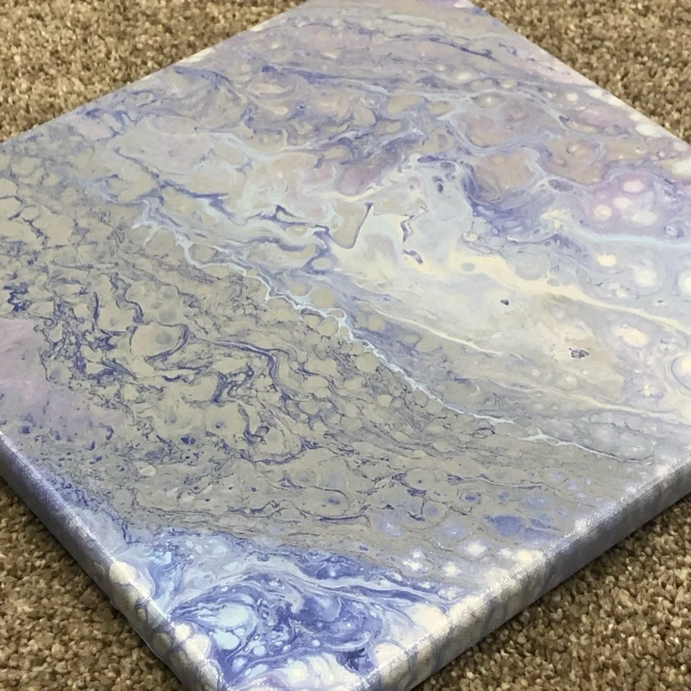 Abstract Acrylic Pour Canvas Art